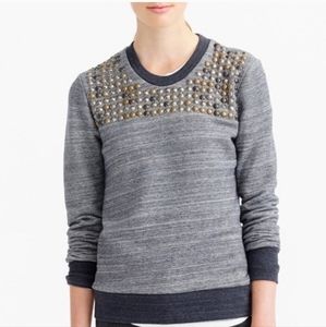 J. Crew Studded Sweatshirt